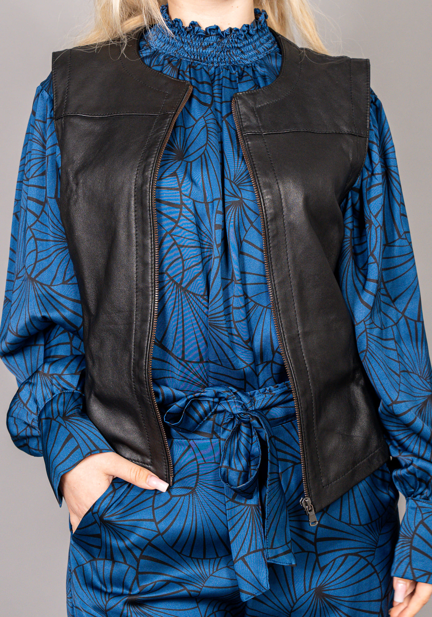 GILET DONNA IN PELLE