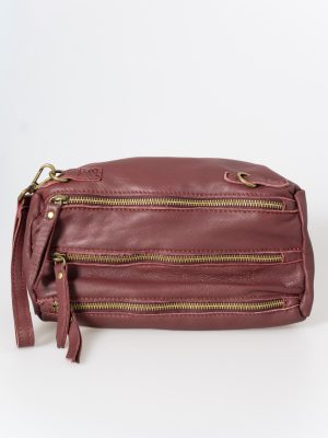 borsa pandorina 3 cerniere colore vino