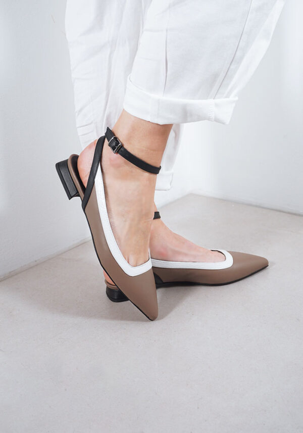 Ballerine in pelle