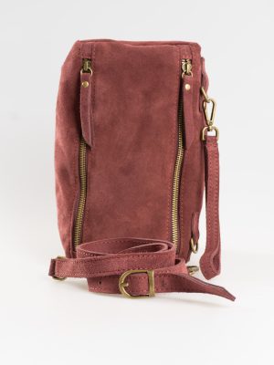 Borsa Pandorina Scamosciata colore vino