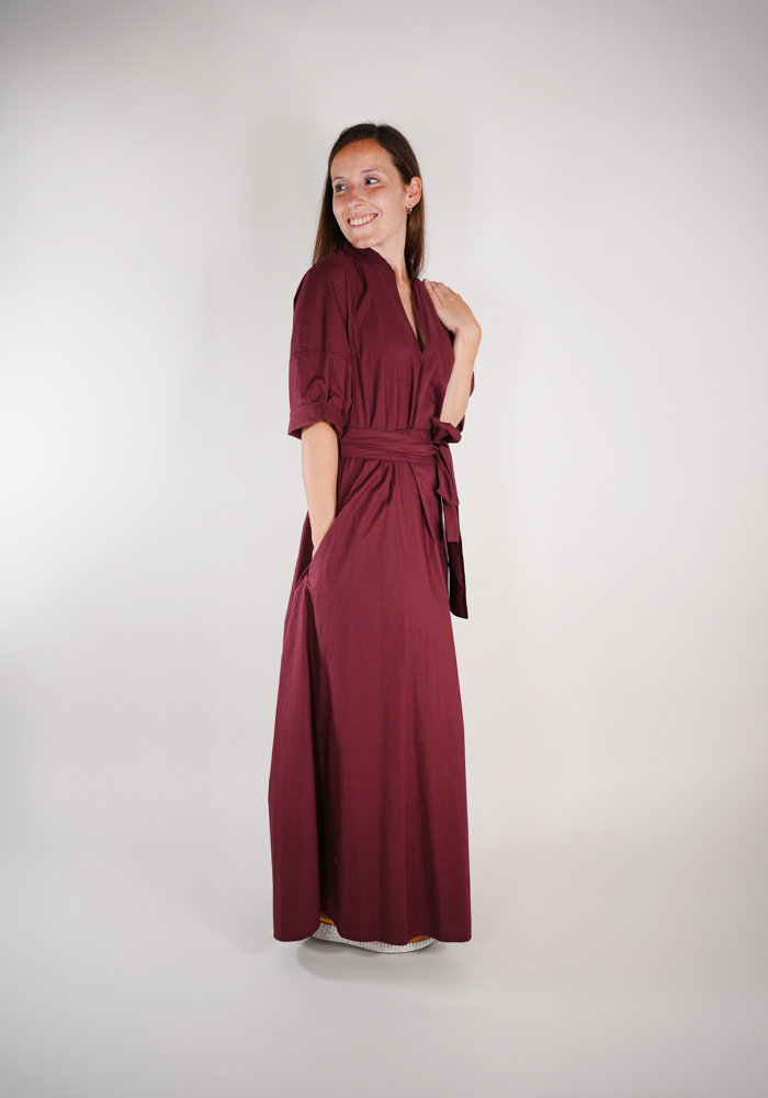Vestito collo coreana hotsell