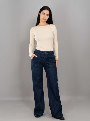 Chino G. larga T. francese colore Jeans