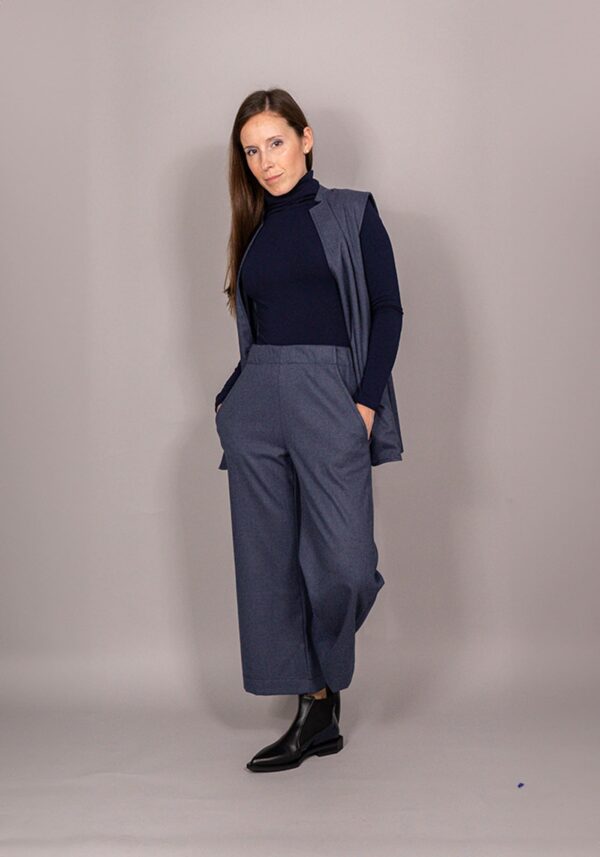 Pantalone gaucho flanella