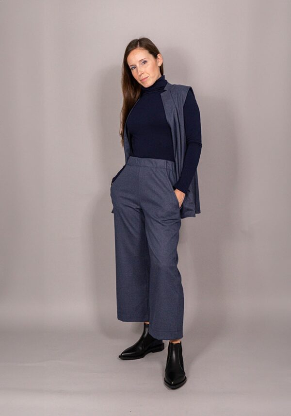 Pantalone gaucho flanella