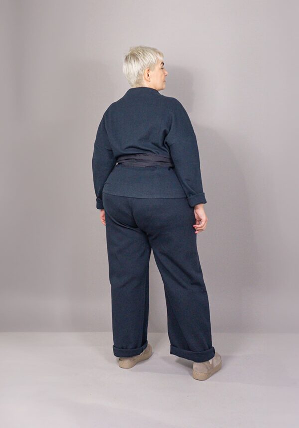 Felpa japan colore blu