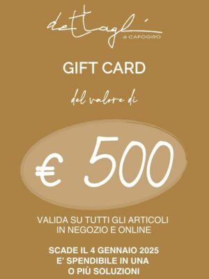 Gift card valore €500