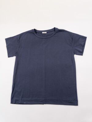 t shirt spacco over colore blu avanti