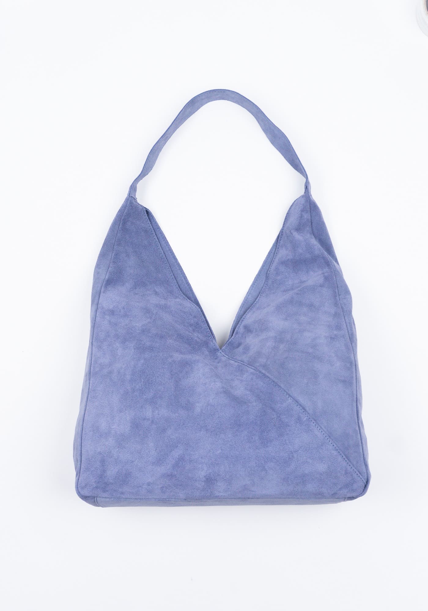 borsa shopper scamosciata colore jeans