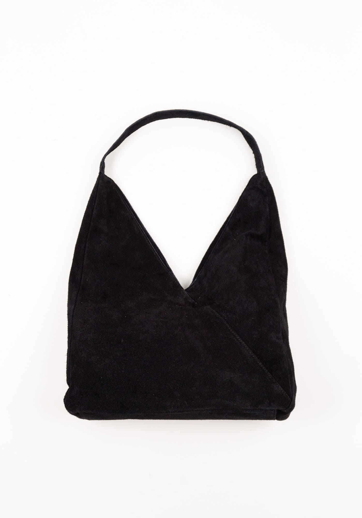 borsa shopper scamosciata colore nero