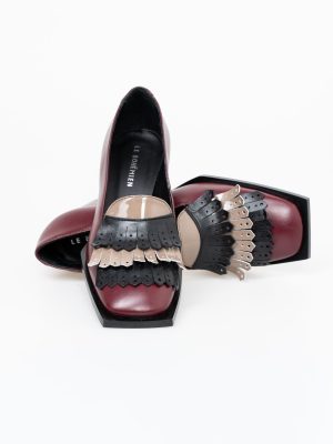 Decolte Frangia colore Bordeaux