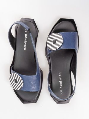 sandalo bottone laterale colore jeans-2