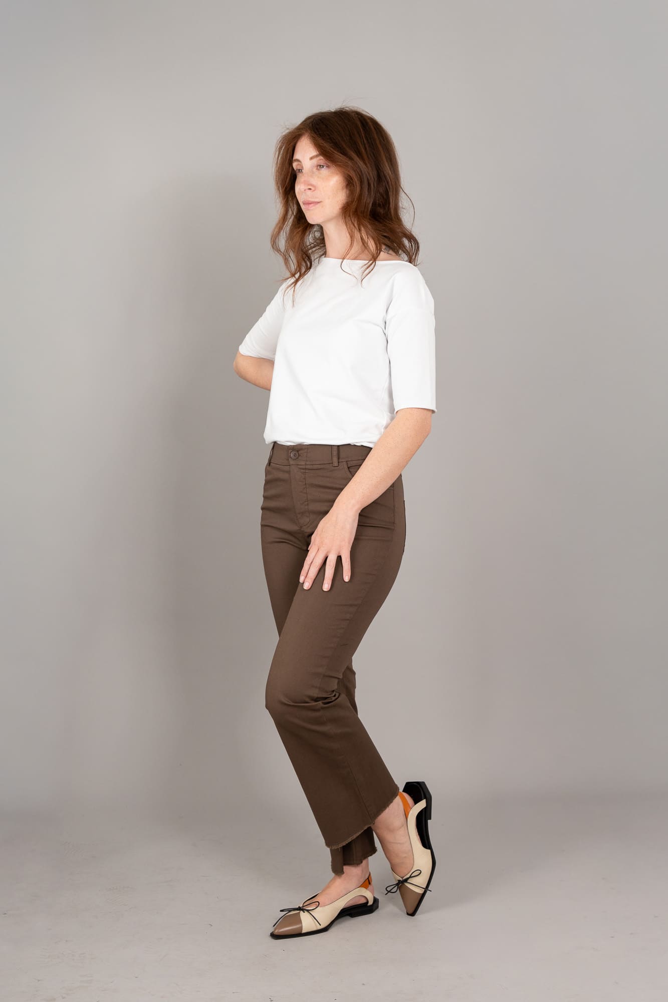 pantalone trombetta lilli colore cacao-3 pantalone trombetta lilli colore cacao-3