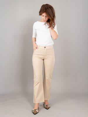 pantalone trombetta lilli colore sabbia