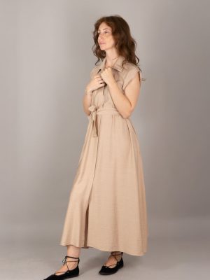 chemisier amalfi melange colore nocciola-1