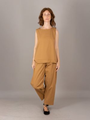 pantalone amalfi unito colore biscotto